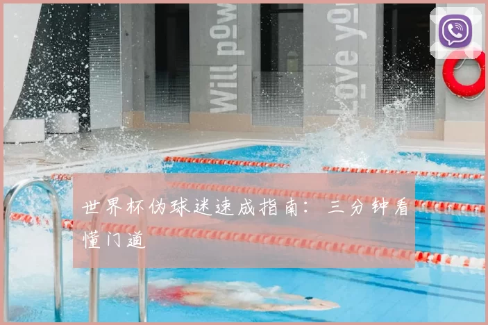 世界杯伪球迷速成指南：三分钟看懂门道