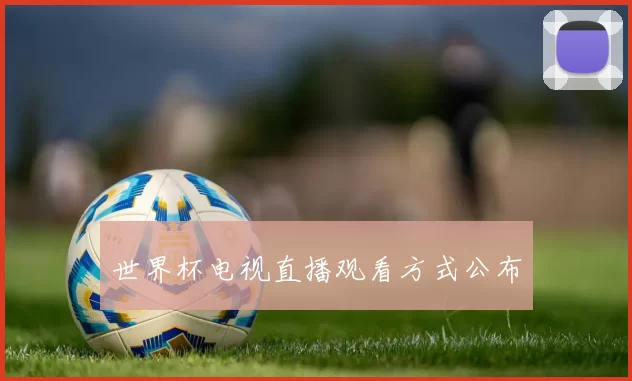 世界杯电视直播观看方式公布